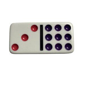 Double Nine Dominoes Replacement Tile 3 9 Color Dot Vintage 1998 mq